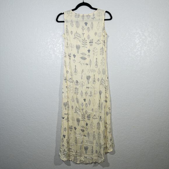 Melange Colour Me Pale Yellow Langenlook Midi Dress XS - Picture 6 of 6